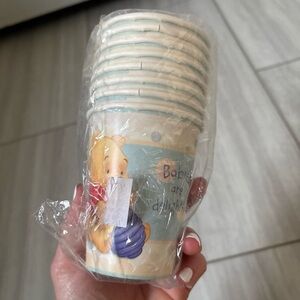 Vintage Winnie the Pooh Baby Shower Party Cups